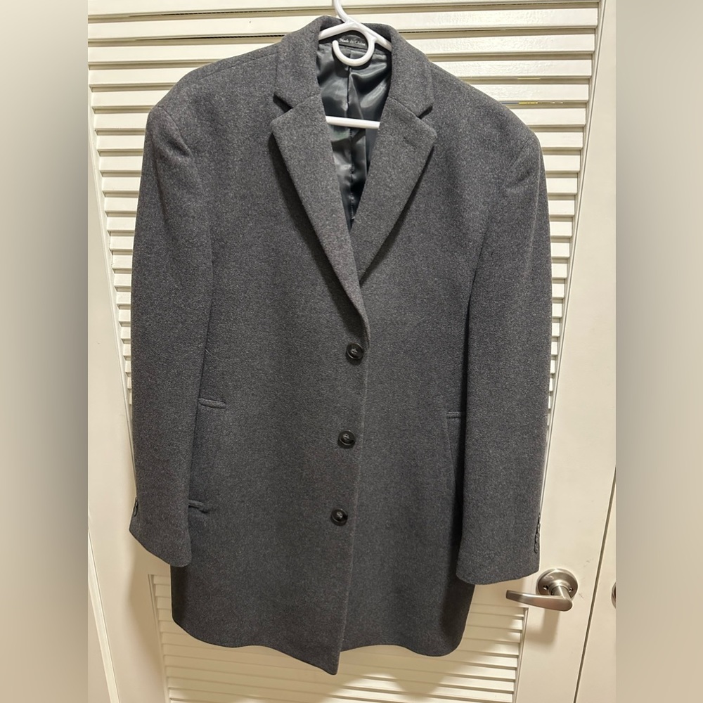 Calvin Klein Men's Prosper Wool-Blend X-Fit Overcoat